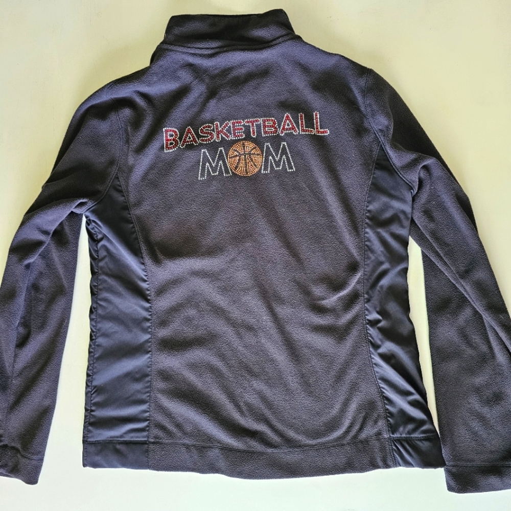 Basketball Mom Danskin Zip Fleece Medium